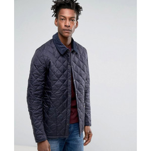 Mens quilted jacket online navy