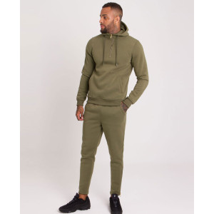 Mens olive green sweatsuit sale