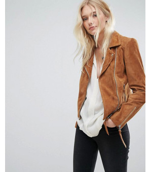Women-Real-Suede-Biker-Leather-Jacket