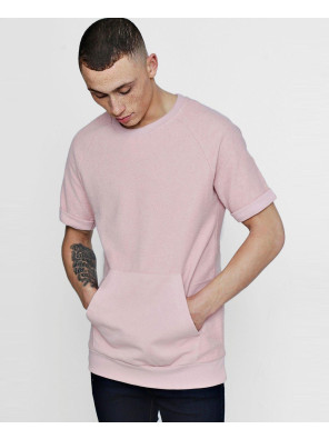 Hot-Selling-Men-Raglan-Sleeve-Textured-Sweater-With-Kangaroo-Pocket-T-Shirt