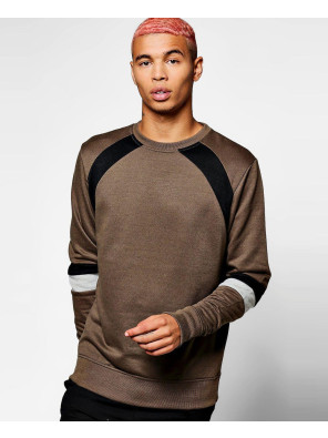 Men-Hot-Selling-Raglan-Sleeve-Colour-Block-Raglan-Sweatshirt