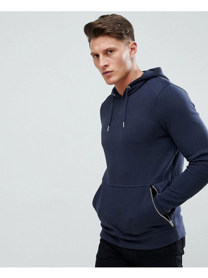 Muscle-Fit-Hoodie-With-Zip-Pockets-In-Navy