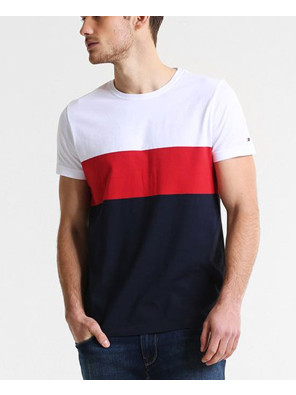 New-Stylish-Men-Colour-Block-Custom-T-Shirt