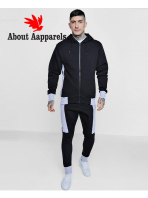 Skinny-Fit-Hooded-Colour-Block-Tracksuit