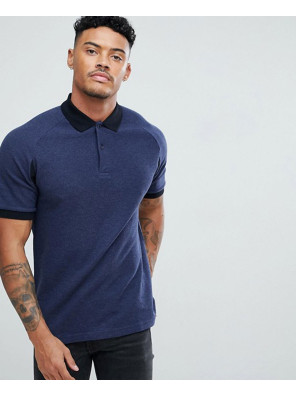 Slim-Fit-Colour-Block-Pique-Polo-Shirt-In-Navy
