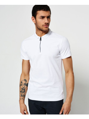 Zipper-Men-Polo-Shirt