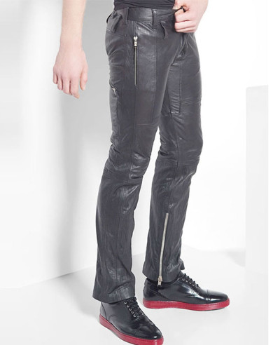 100%-New-Genuine-Sheep-Napa-Leather-Men-Designer-Biker-Leather-Pant