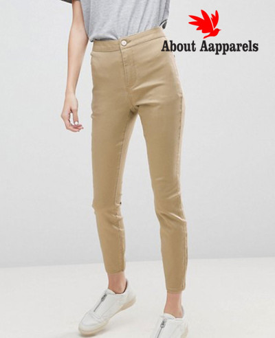 Ankle-Length-Stretch-Skinny-Trousers-in-Stone-With-Zipper-Side-Pockets
