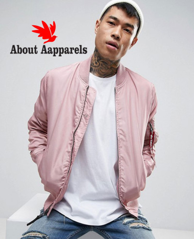 Bomber-Jacket-Slim-Fit-in-Pink