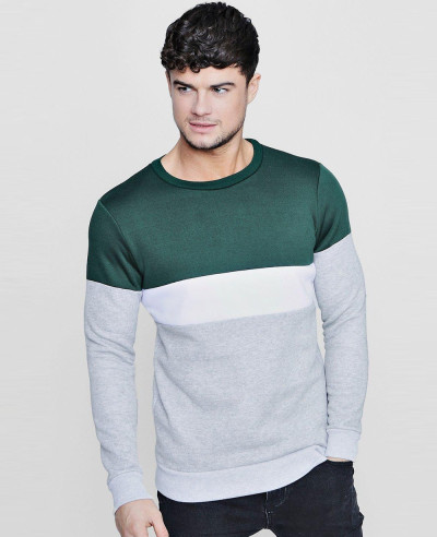 Colour-Block-Panelled-Crew-Neck-Sweater