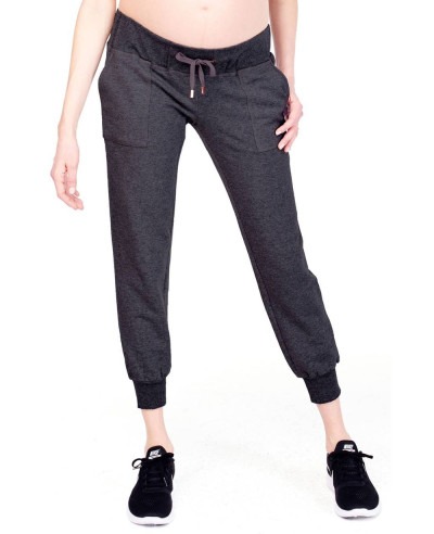 Cozy-Fleece-Maternity-Jogger-Pants