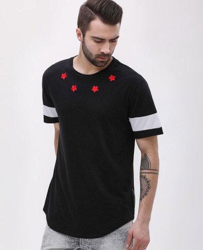 Curve-Hem-Longline-Embroidered-T-Shirt