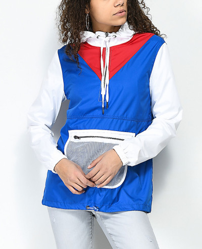 High-Quialty-Fashion-Mesh-Anorak-Windbreaker-Jacket