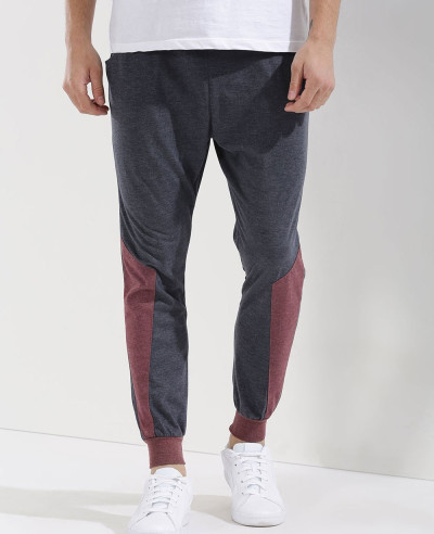 Hot-Selling-Men-Contrast-Panel-Sweatpant-Jogger