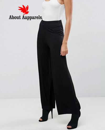 Jersey-Basic-Wide-Leg-Trouser