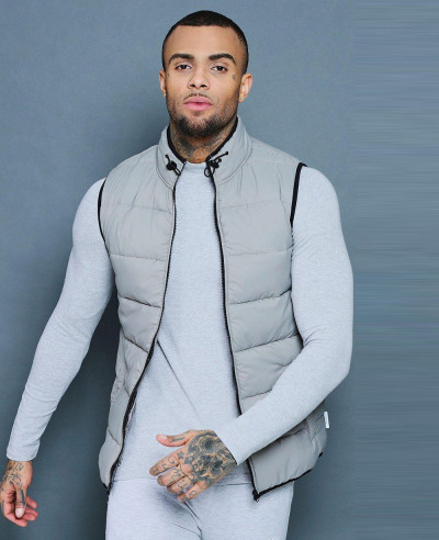 Men-Grey-Active-Padded-Shell-Gilet