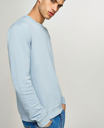 Men-Grey-Marl-Taping-Sweatshirt