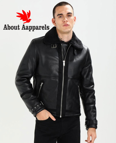 Men-High-Quality-Custom-Fur-Faux-Leather-Jacket