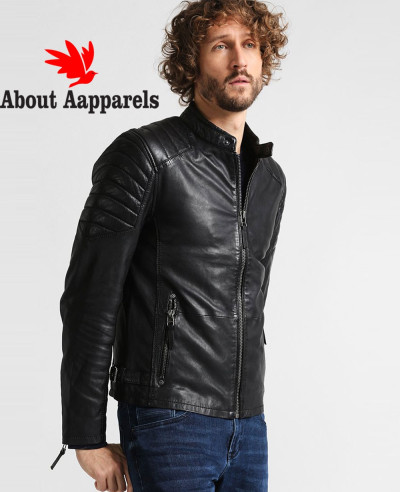 Men-Hot-Selling-Custom-Classic-Biker-Leather-Jacket
