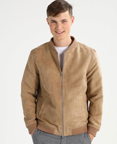 Men-Suede-Biker-Faux-Leather-Jacket