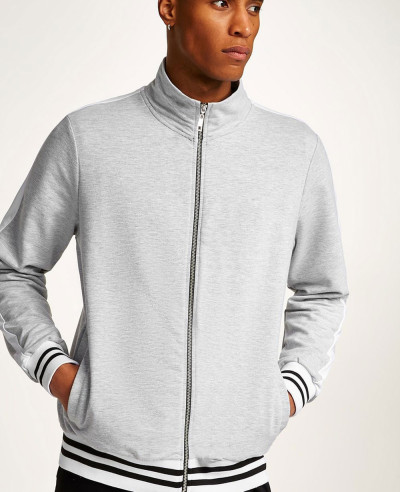 Men-Treack-Top-Full-Zipper-Grey-Hot-Sweatshirt-Jacket