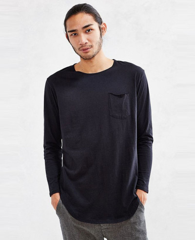 Most-Selling-Men-Stylish-Curved-Hem-Long-Sleeve-Tee