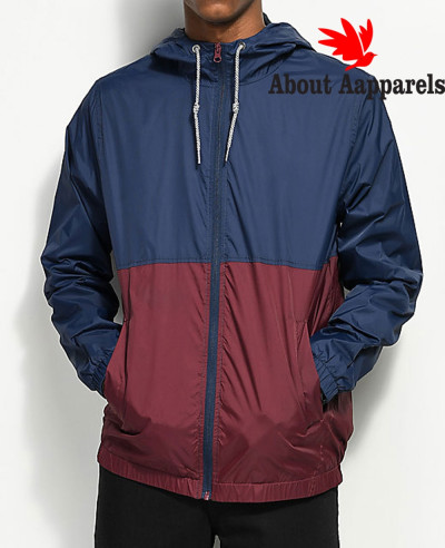 Navy-&-Burgundy-Windbreaker-Jacket