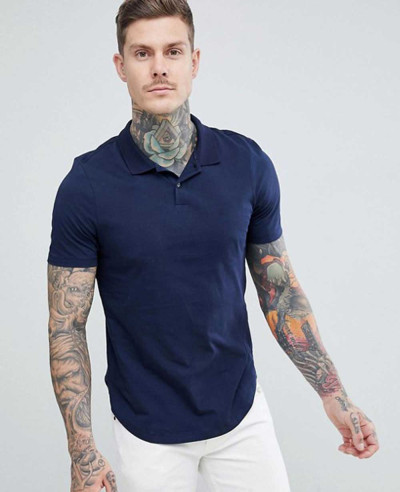 New-High-Quality-Men-Polo-Shirt-In-Navy