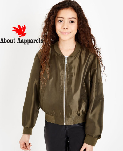 New-Look-Khaki-Satin-Bomber-Varsity-Jacket