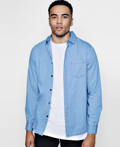 New-Stylish-Denim-Shirt-in-Pale-Blue