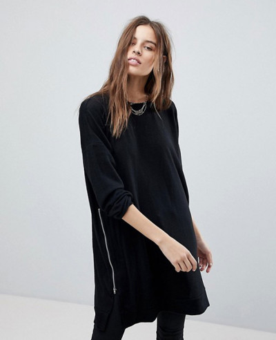 New-Stylish-Longline-With-Zipper-Sweatshirt