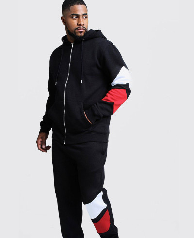 New-Stylish-Men-Big-&-Tall-Tracksuit-With-Contrast-Panels