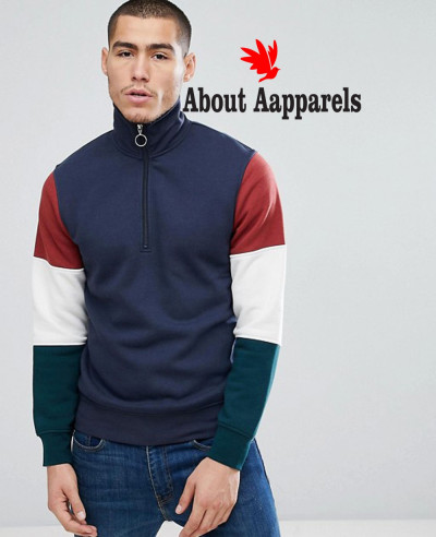 Originals-Sweatshirt-With-Retro-Block-Sleeve-Zipper-Neck