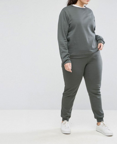 Plus-Jogging-Bottom-In-Sage-Green-Tracksuit 