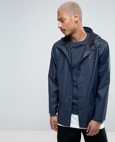 Rains-Short-Hooded-Jacket-Waterproof-in-Navy-Windbreaker-Jacket