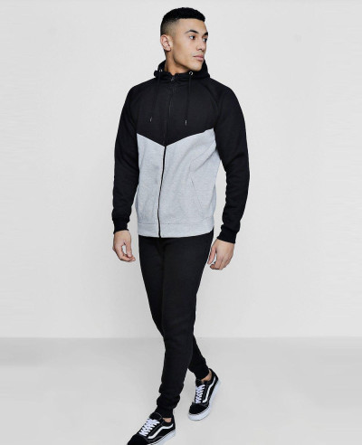 Skinny-Fit-Colour-Block-Tracksuit