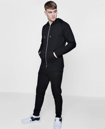 Skinny-Fit-Raglan-Hooded-Tracksuit