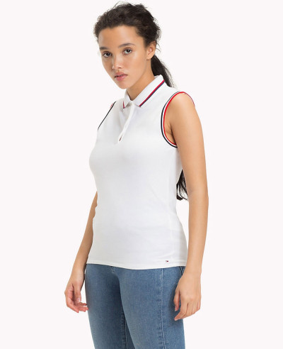 Stretch-Cotton-Sleeveless-Polo-Shirt