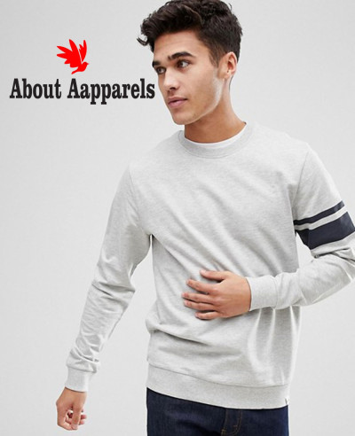 Sweatshirt-With-Arm-Stripe