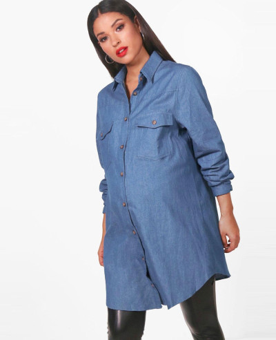 Women-Custom-Stylish-Denim-Shirt