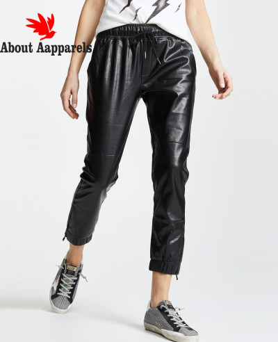 Women-High-Quality-Custom-Jogger-Biker-Leather-Pant