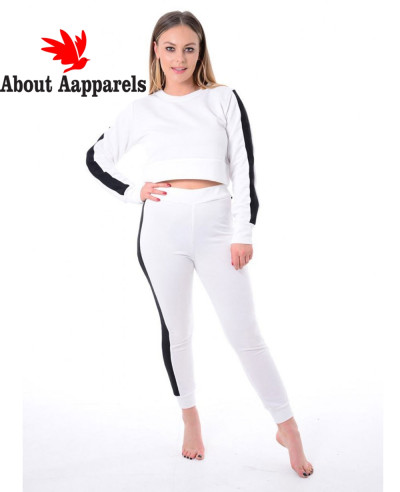 Women-White-Fashion-Cotton-Fleece-Fashion-Tracksuit