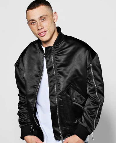 Zipper-Detail-Satin-Varsity-Bomber-Jacket