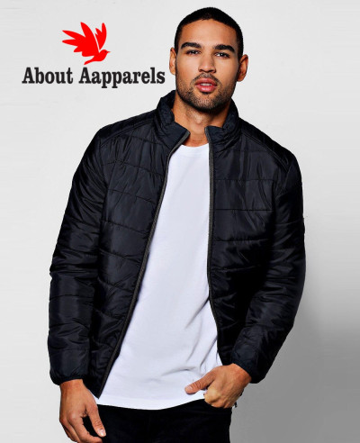 Zipper-Through-Funnel-Neck-Quilted-Jacket