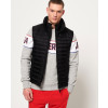 Hot-Selling-Men-Custom-Padded-Puffer-Double-Zipper-Vest-Gilt