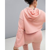 Hot-Selling-Long-Sleeve-Hooded-In-Blush-Crop-Top