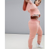 Hot-Selling-Long-Sleeve-Hooded-In-Blush-Crop-Top