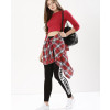 Long-Sleeve-Red-Jersey-Crop-Top
