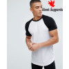 Longline-Muscle-With-Curved-Hem-And-Contrast-Raglan-Sleeves-T-Shirt