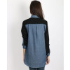 Medium-Blue-Overdyed-Black-Sleeves-&-Yoke-Denim-Shirt